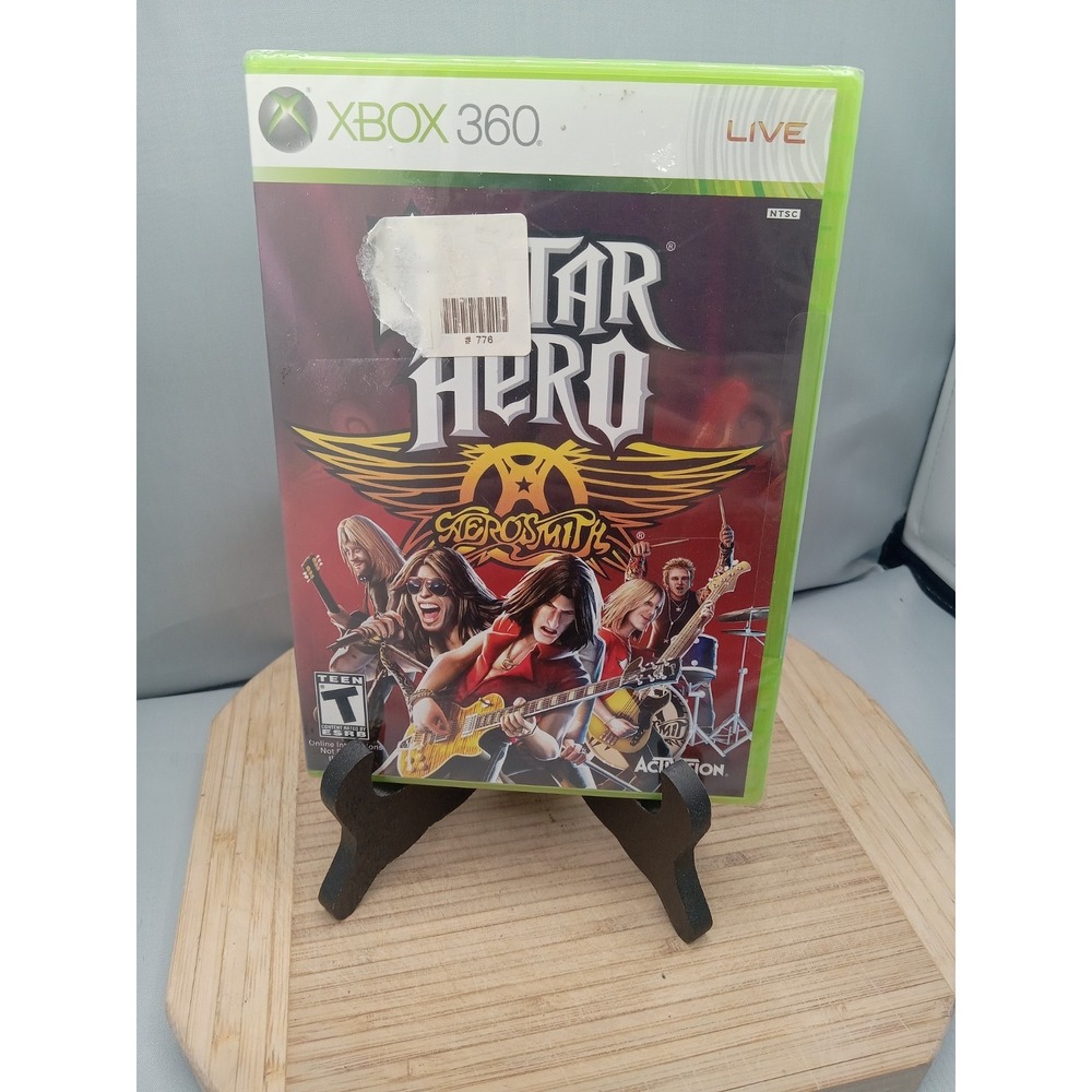 Guitar Hero: Aerosmith (Microsoft Xbox 360,‎ 2008) New Sealed
